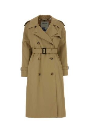 Burberry Beige Gabardine Castleford Trench Coat