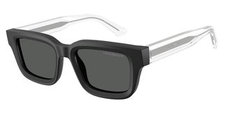 Emporio Armani EA4270F Asian Fit 500187 Mens Sunglasses Black Size 53