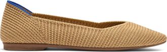 Rothy's The Point II Pointed Toe Flat in Tan Woven at Nordstrom, Size 10.5