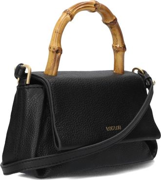 LouLou Essentiels Tassen, Dames, Zwart, ONE Size, Leer, Bamboo Mae Handtas
