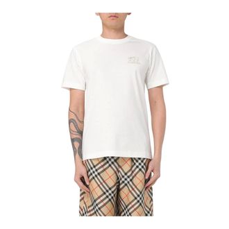 Burberry Heren, Tops, Wit, Maat: XS Katoen