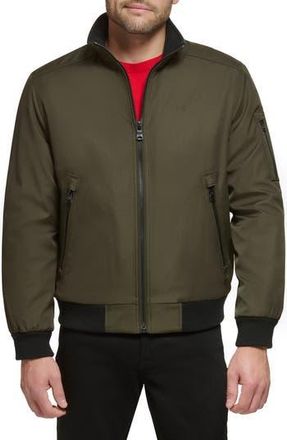 Calvin Klein Classic Water Resistant Bomber Jacket in Olive at Nordstrom Rack, Size Xx-Large