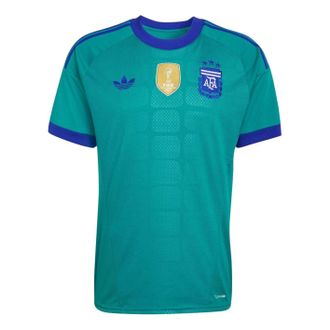 adidas Argentina 26 Away Goalkeeper Jersey Asia Sizing Pure Teal KB8240