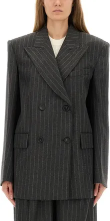 Sportmax Black Stripes Blazer