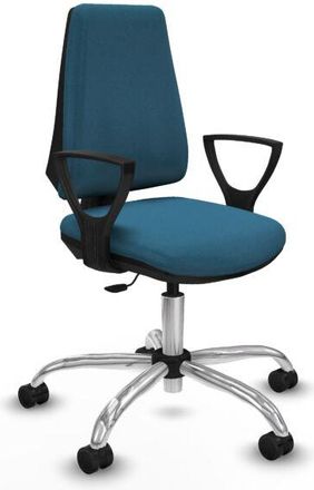 Piqueras y Crespo Piqueras Y Crespo - Elche Cp Bali Verde Petroleo Brazos Fijos Base Cromada Ruedas Nailon 65mm