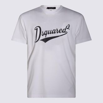 Dsquared2 White Cotton T-Shirt