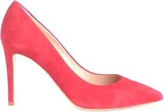 Ninalilou Schoenen, Dames, Rood, 36 EU, Suède, Rode Stiletto Pumps voor Vrouwen