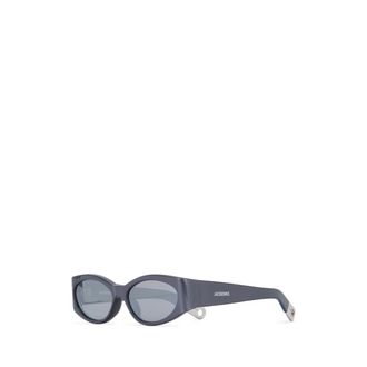 Jacquemus Accessoires, Heren, Grijs, ONE Size, Les Lunettes Ovalo