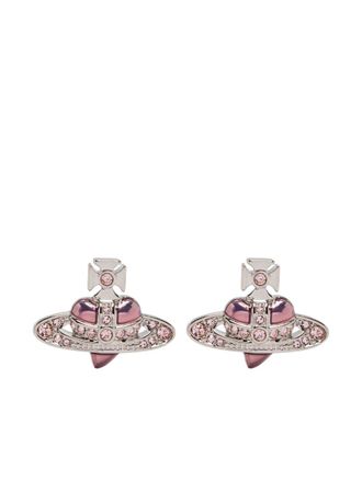 Vivienne Westwood Stylized Planet Earrings with Silver-tone Metal
