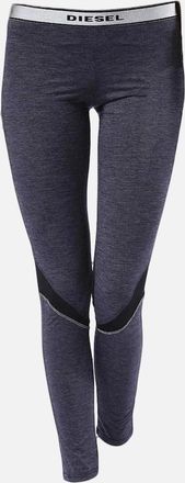 Diesel Womens RUMPY Stretch Jersey Lounge Pant, Blue - Grey - Size: 10