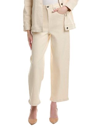 Kenneth Cole High-Rise Barrel Leg Jean