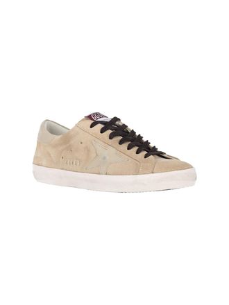 Golden Goose Suede Low-Top Sneaker - Beige