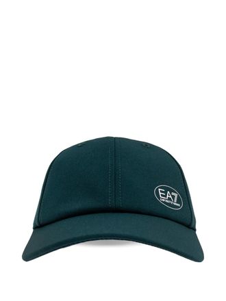 Emporio Armani logo baseball cap - unisex - Polyester - S - Green