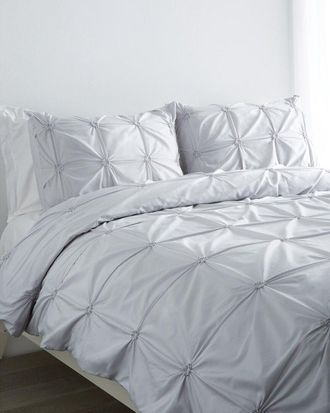 Melange Home Epoque Embroidery Duvet Set - Grey
