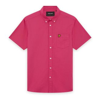 Lyle & Scott Heren, Overhemden, Roze, Maat: M Katoen