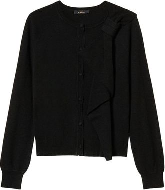 Twin-Set Cardigan con fiocco - Nero