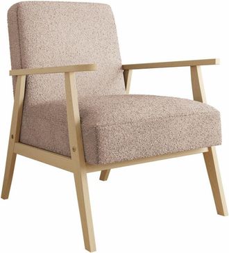 Mirjan24 Mobilier1 - Sill&oacute;n Clovis 100, Baloo 2072, 76x59x67cm, Tapiz, Patas: Madera, 0