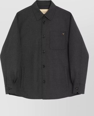 Valentino Garavani gabardine overshirt
