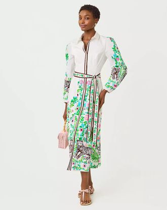 Lilly Pulitzer Luanne Stretch Midi Shirtdress
