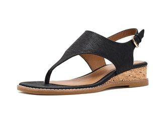 S&ouml;fft Macrae Womens Wedge Shoes Black : 6.5 B - Medium, Faux Leather