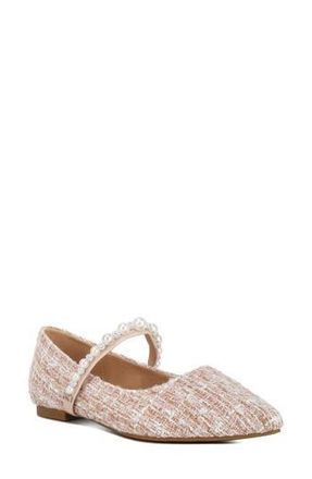 London Rag Mowie Mary Jane Flat in Blush at Nordstrom Rack, Size 5