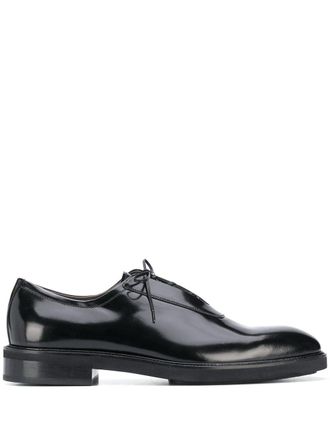 Sergio Rossi Elegance patent oxford shoes - Black