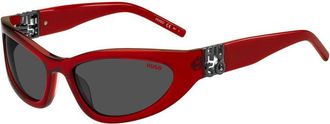 HUGO BOSS HG 1255/S 0C9A IR Red/Smoke