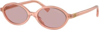 Miu Miu MU 04Zs Zonnebril - unisex - Zonnebrillen - Roze - 50 MM - Accessoires