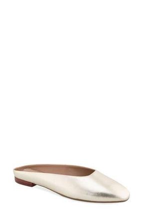 Aerosoles Amara Mule in Gold Metallic Leather at Nordstrom Rack, Size 8.5
