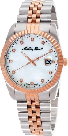 Mathey-Tissot Mathy II Quartz White Dial Mens Watch H710RA