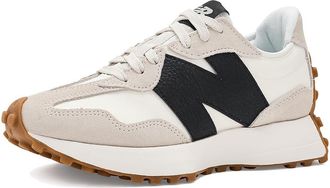 New Balance Classics 327 Womens Shoes Moonbeam/Black : 10.5 B - Medium, Suede/Synthetic