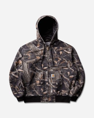 Carhartt Work in Progress Men s OG Active Jacket Camo Feather Tree / Black (Heavy Stone Wash)