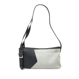 Loewe Pre-owned Suede Shoulder Bag - Dames - Pre-owned - Grijs - Maat: ONE Size Su&egrave;de