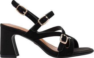 Tamaris Leren sandalen met gekruiste bandjes