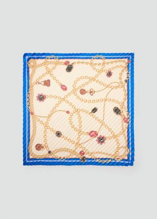 Mango Foulard plissettato stampato grezzo - Donna - Taglia unica - MANGO