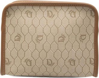Dior Pre-owned Clutches, female, Brown, Size: ONE SIZE Pre-owned Cosmetic Pouch