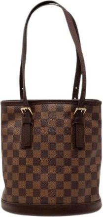 Louis Vuitton Pre-owned The Marais Bucket Bag - Dames - Vintage Tas - Bruin - ONE Size - Vintage