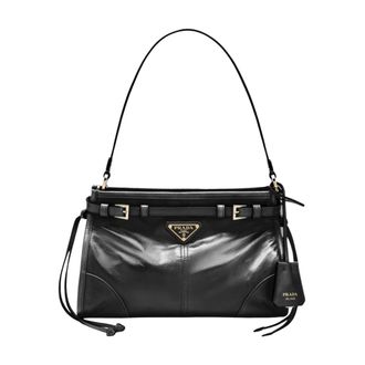 Prada Borsa a spalla - female - Prada - Shoulder Bags - Black - ONE SIZE - Bags