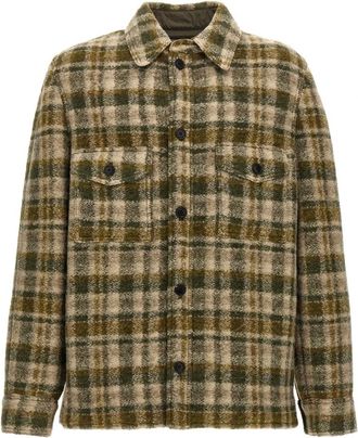 Isabel Marant Light Jackets, male, Multicolor, XL, Kevron Checked Jacket