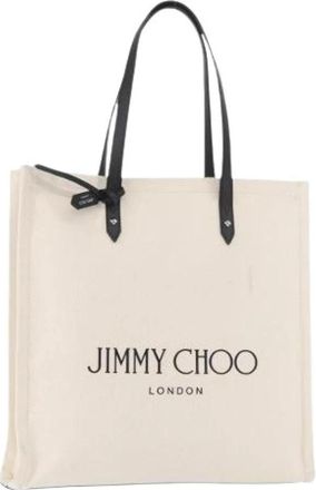 Jimmy Choo London Pre-owned Tote Bag - Dames - Vintage Shopper - Beige - ONE Size - Vintage