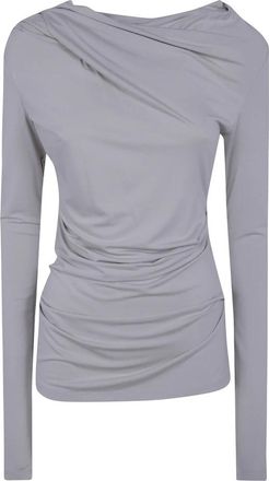 Entire studios Drape Top - Tops - Mujer - Gris - M