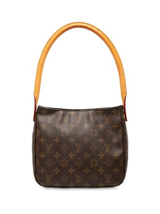 Louis Vuitton 2001 Monogram Looping MM shoulder bag - women - Fabric/Leather - One Size - Brown