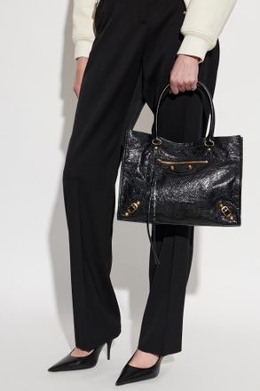 Balenciaga Shoulder Bag Le City Small, Womens, Black