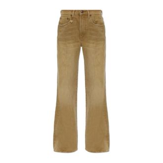 R13 Wide Jeans, female, Brown, Size: W29 Charlotte Jean