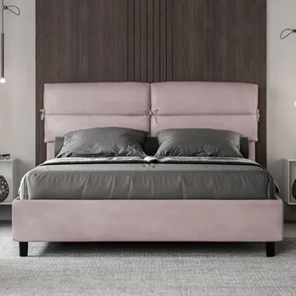 ITYhome Ityhome - Letto Contenitore Da 160x190 In Microfibra Glicine Nandy