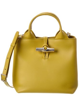 Longchamp Le Roseau Small Leather Handbag
