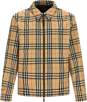 Burberry Mens Black Polyamide Shell Jacket Clothing