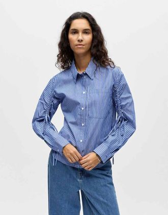 Object Camicia blu clematide