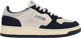 Autry Witte Sneakers met Su&egrave;de en Mesh - Heren - Sneakers - Veelkleurig - 36 EU - Su&egrave;de - Schoenen