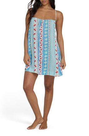 Billabong Beach Song Cover-Up Dress in Dream Blue at Nordstrom, Size X-Small